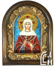 Икона из бисера святой мученицы Анны Готфской